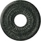 Ekena Millwork Lauren Medallion (Canopies up to 6 1/4"), 20 5/8"OD x 6 1/4"ID x 1 3/8"P, Painted Turtle Crackle CM20LNPTC - alternate 1